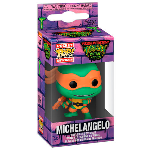Llavero Pocket Pop! Tortugas Ninja (Michelangelo) 3a+