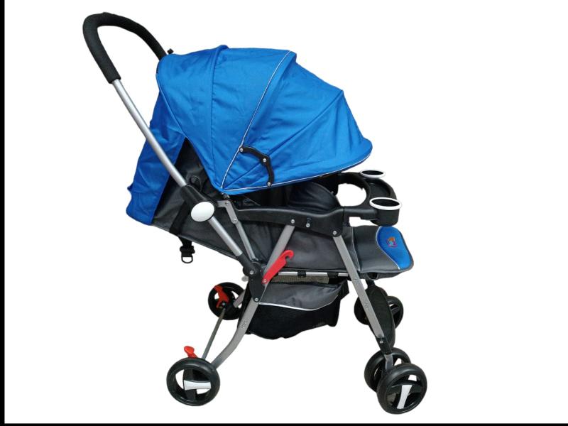Baby Basics Coche para Bebé Azul con Gris 15Kg Max