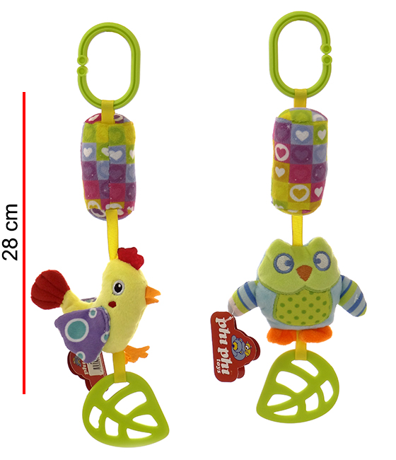 Sonajero de Peluches  0m+  / Surtido 4 -  Se venden por separado