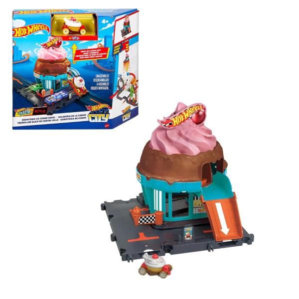 Hot Wheels - Heladeria en la ciudad 4+