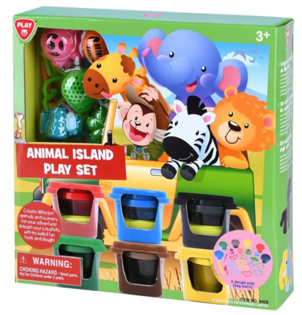 Set de Plasticina Animales de la Selva 3a+