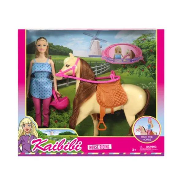 Muñeca con Caballo y Accesorios 3a+ (455848)