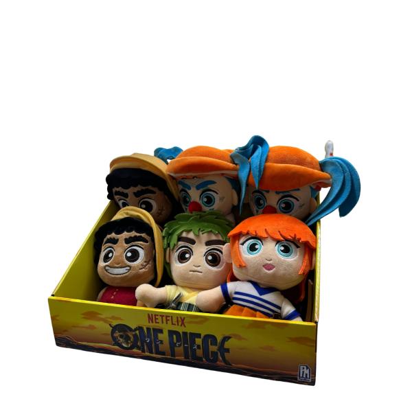 Peluches One Piece de Netflix 6a+ ( Surtido de 4 - Se Venden por Separado )