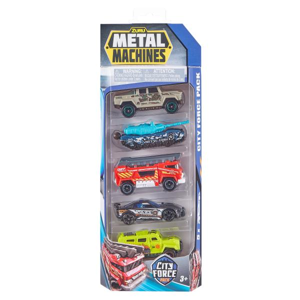 Carros Metal Machines Serie 2 Paquete de 5 (Surtido)
