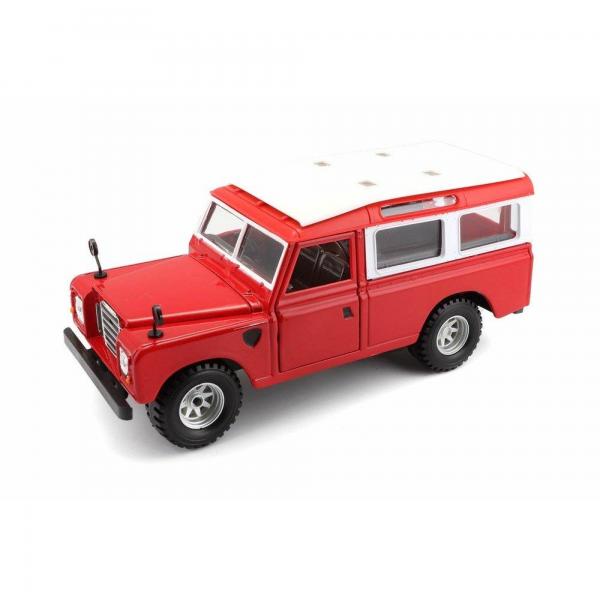 Carro 1:24 Land Rover Serie II Rojo 3a+