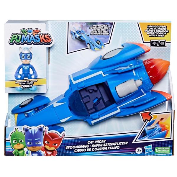 Figura PJMasks con Carro de Corrida Felino 3a+