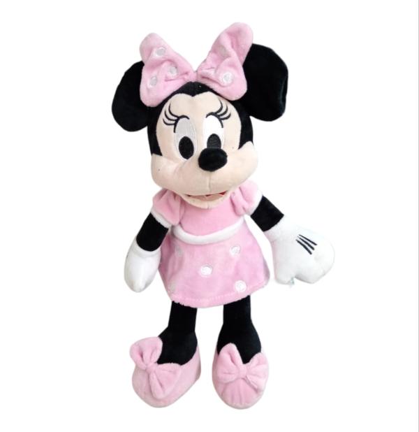 Peluche Disney Minnie Mouse Rosada 12” 3a+