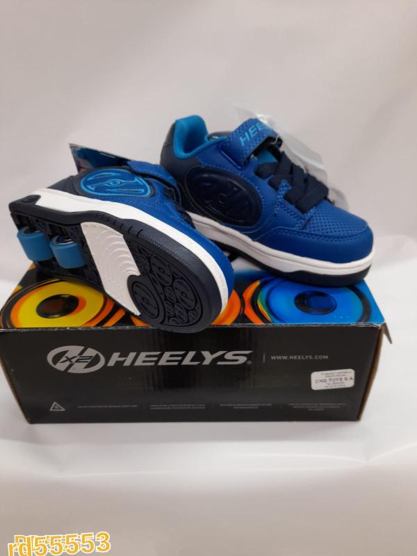 Tenis Patín Heelys Azul 2 Ruedas Talla 31