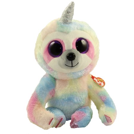 Peluche Beanie Boos Perezoso con Cuerno Cooper Mediano 3a+