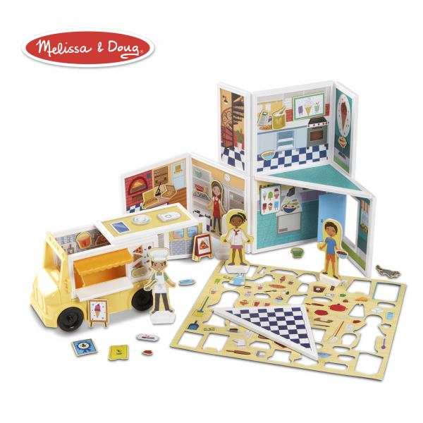 Tienda Pizzería y Heladería Magnética 105pzs 410a