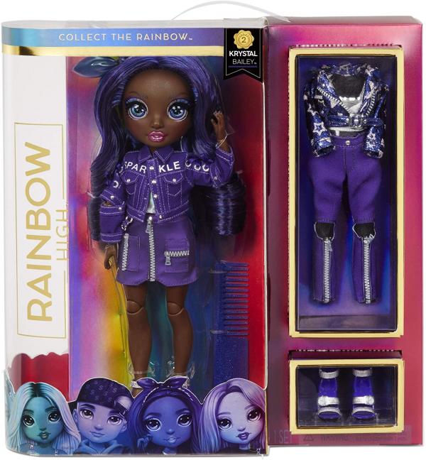Muñeca Rainbow High Fashion Krystal Bailey Serie2 6a+