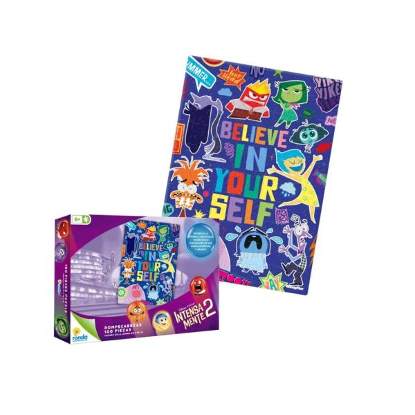 Rompecabezas Disney Pixar Intensa Mente 2 100Pzs 6a+