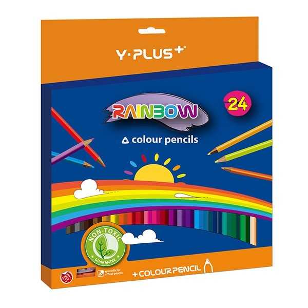 Lapiz Color Y-Plus 24 Largo Triang Largo Pc110412