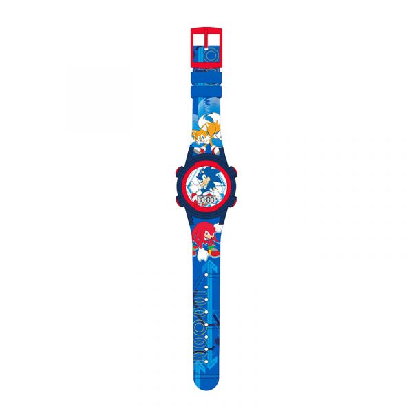 Reloj LCD de Sonic the Hedgehog  co Luces Parpadeantes 3a+