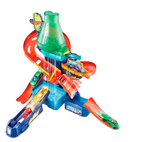 Hot Wheels Pista Laboratorio Científico Cambian de Color 48a