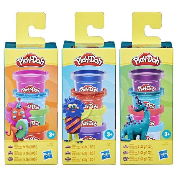 Play-Doh - Metal Shine y Spakle Set/3 3a+