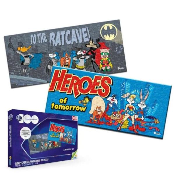 Rompecabezas Panorámico 180 Pzs Heroes WB 100 6a+