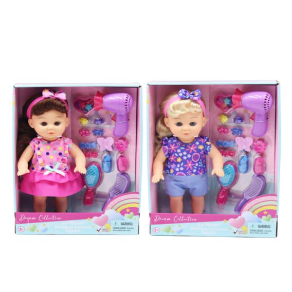 Muñeca con Accesorios para Pelo Dream Collection 3a+/ Surtido 2 -  Se venden por separado