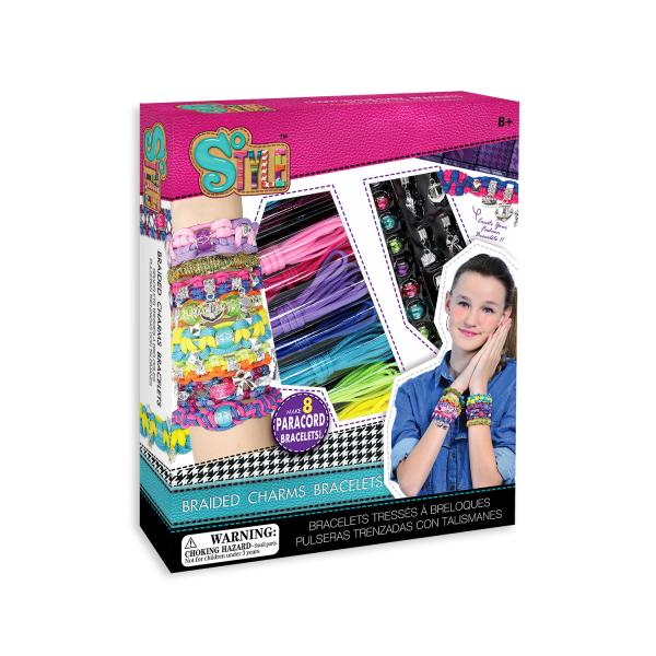 Pulseras Trenzadas con Dijes ( Set de 8 pulseras) 8a+