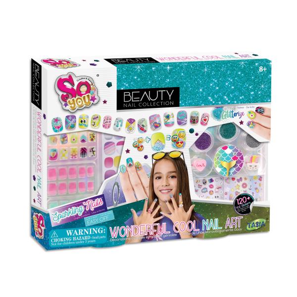Set de Arte de Uñas Maravillosamente Guay 8a+