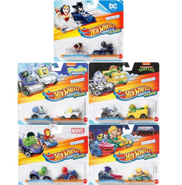 Hot Wheels Racerverse Set de 2 Autos de Series 3a+ ( Surtido de 4 - Se Venden por Separado )