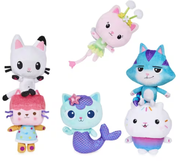 Peluche Gabby's DollHouse 3a+( Surtido de 7 Venta Individual )