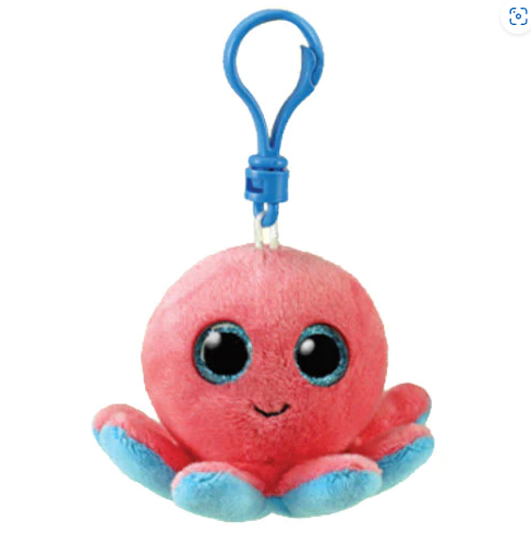 Peluche Beanie Boss Llavero Pulpo Sheldon 3a+