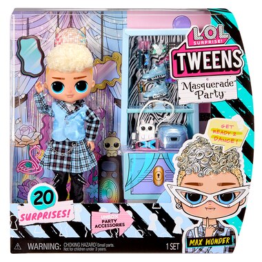 Muñeca L.O.L Sorpresa Tweens Fiestas de Mascaras 3a+(Max Wonder)