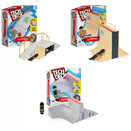 Tech Deck Set de Obstáculos 6a+/ Surtido de 3 / Se venden por Separado