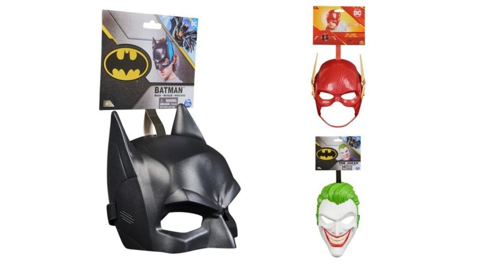 Mascaras DC Comics de Batman 4a+ ( Surtido de 3 - Se Venden por aparte )