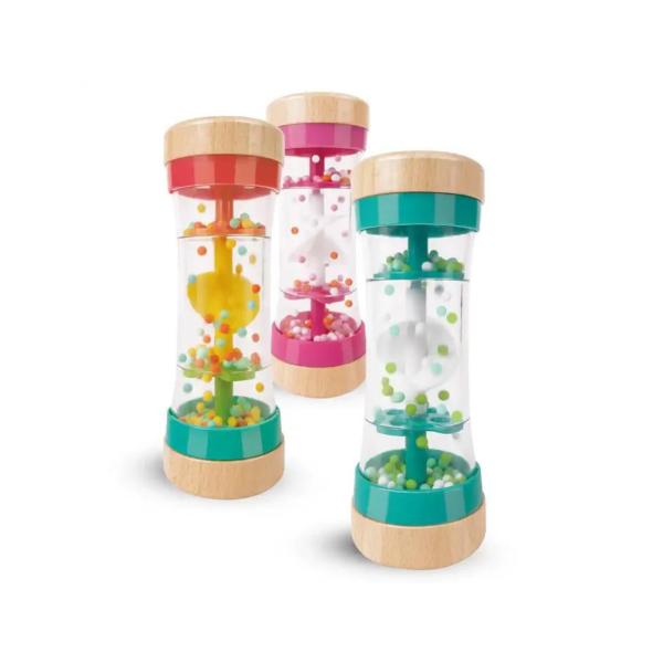 Sonajero de Cuentas Sonidos de gotas de Lluvias 0m+ 8 (Surtido de 3 - Se Venden por Separado)