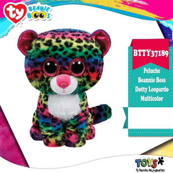 Peluche Beannie Boos Dotty Leopardo Multicolor Regular