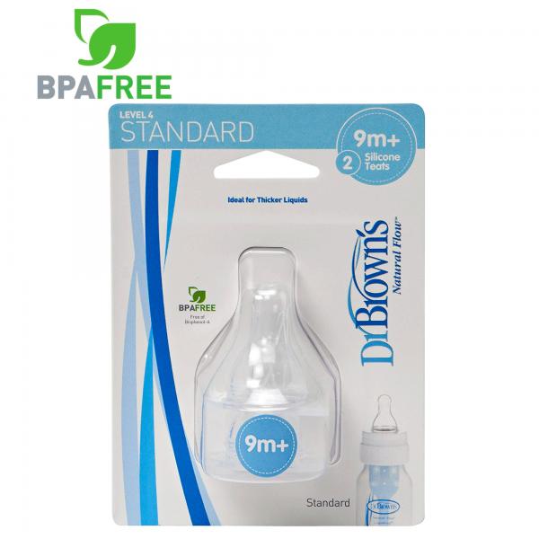 Kit de dos Tetinas de Silicón Nivel 4 St