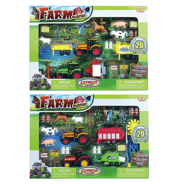 Set de Juego Granja 20 pcs 3A+ / Surtido de 2 / Se venden por separado