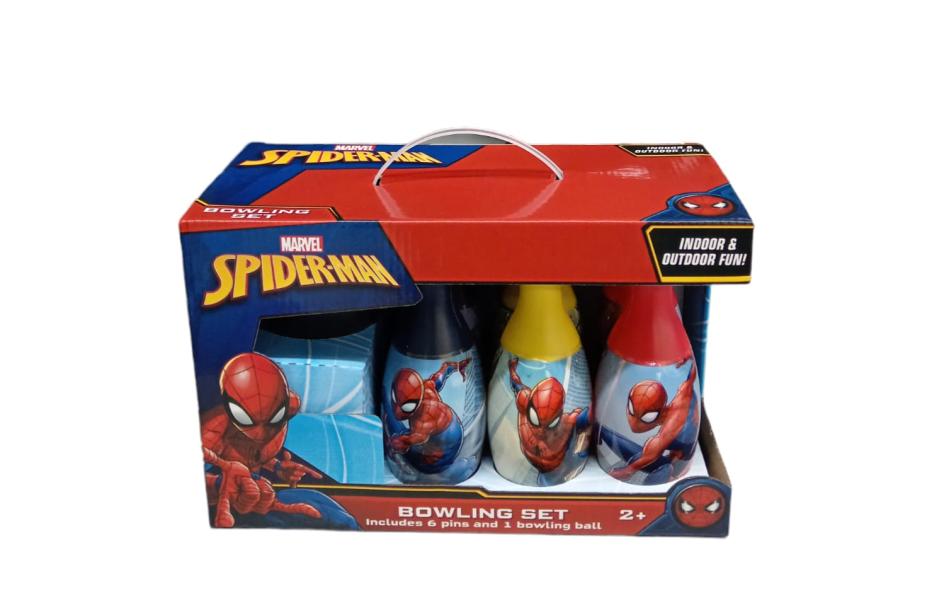 Juego de Bolos de Spider-Man Set/6 2a+