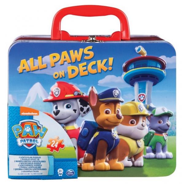 Boing Toys Games - Rompecabezas Paw Patrol Caja Metálica 24pz Set/2