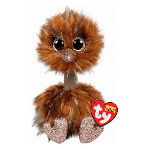 Peluche Beanie Boos Avestruz Orson Café Regular