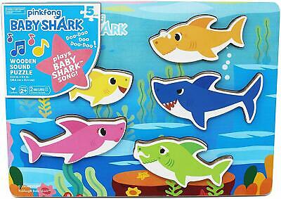 Boing Toys Games - Rompecabezas Baby Shark de Encajar con Sonidos 5pzs 2a+