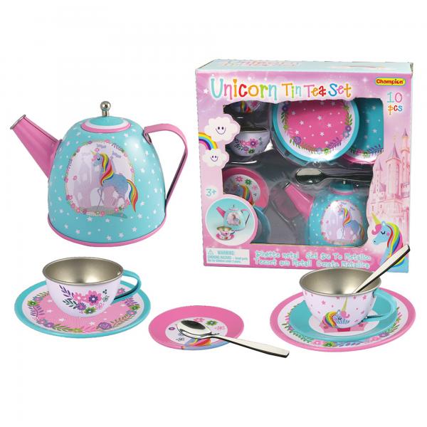 Juego de Té Unicornios 10pzs 3a+
