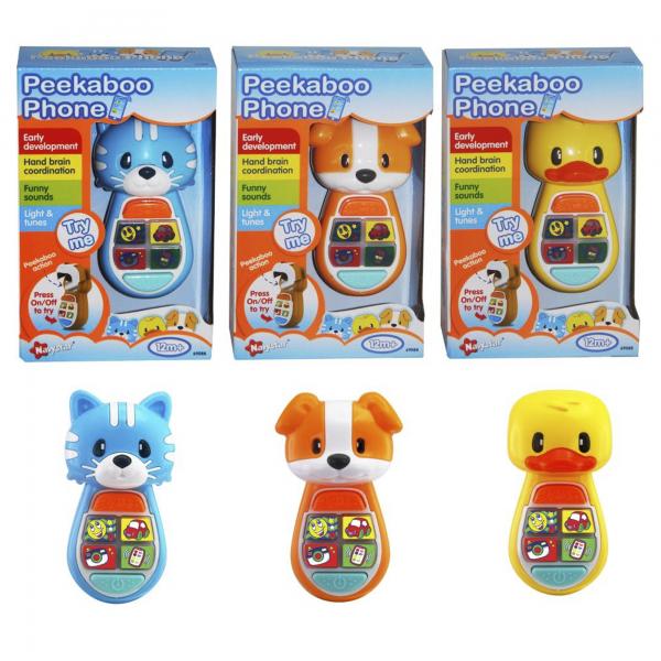 Teléfono Animalitos Luz y Sonidos 12m+