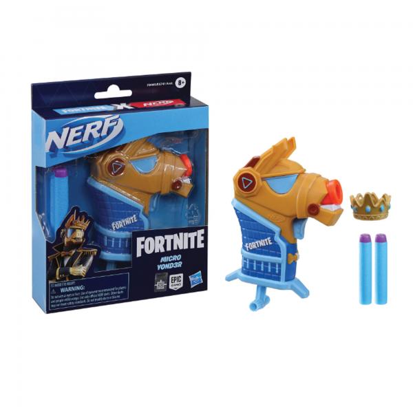 Lanzador Nerf Fortnite Micro Yond3r 8a+