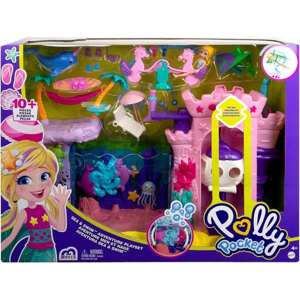 Polly Pocket! Castillo Aventura Mar y Nada 4a+