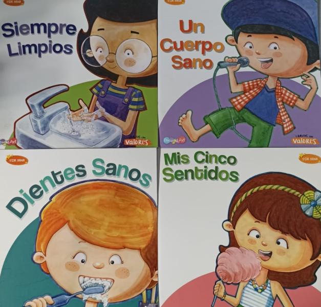 Libro con Valores Colección Vida Sana S/4