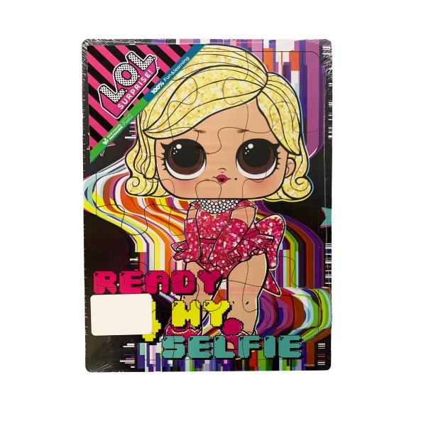 Rompecabezas de Madera Vertical L.O.L Surprise 12pzs 3a+ (COL00041)