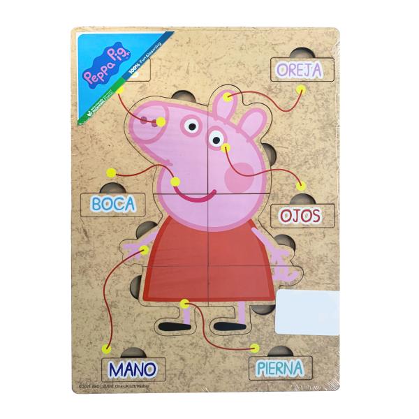 Rompecabezas de Madera Partes del Cuerpo Peppa Pig 3a+ (COP00075)
