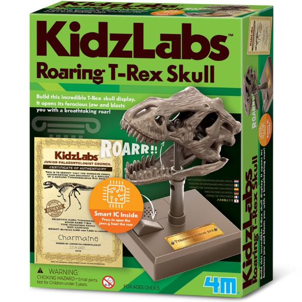KidzLabs Cráneo TRex Mecánico 5a+
