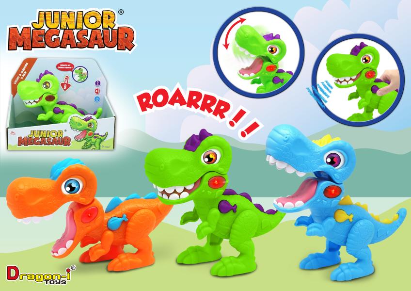 Dinosaurio Luz y Sonidos Surtido de 3 (Se venden por Separado) 2a+