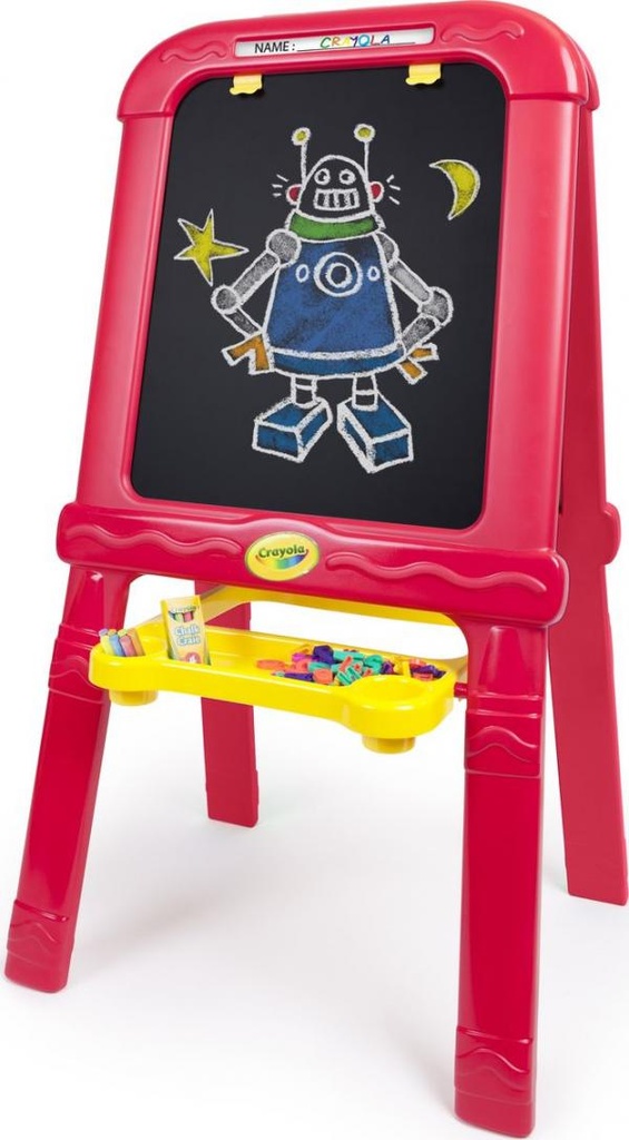 Pizarra Doble Creativa 85pzs Roja 3a+