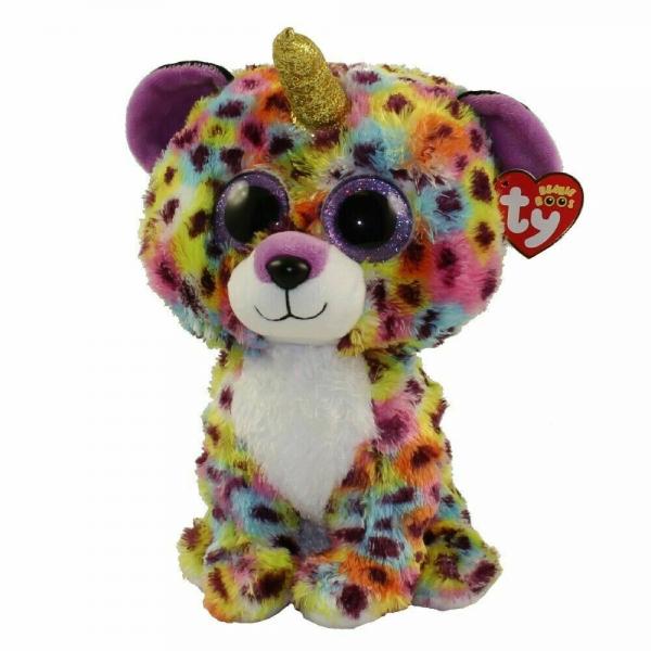 Peluche Beanie Boos LeopardoUnicornio Gillese Multicolor Regular