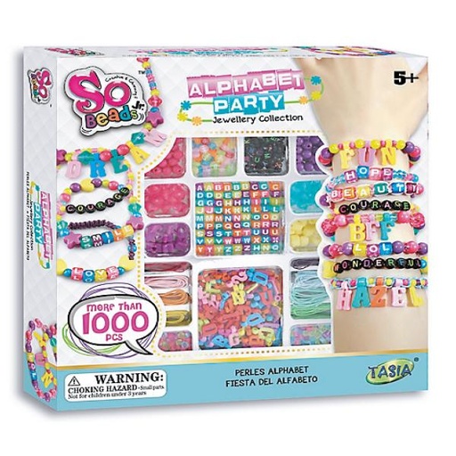 [TA08236] Pulseras Fiesta del Alfabeto 1000pzs 5a+